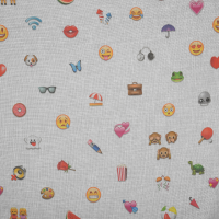 Tagvorhang bunt Emoji 